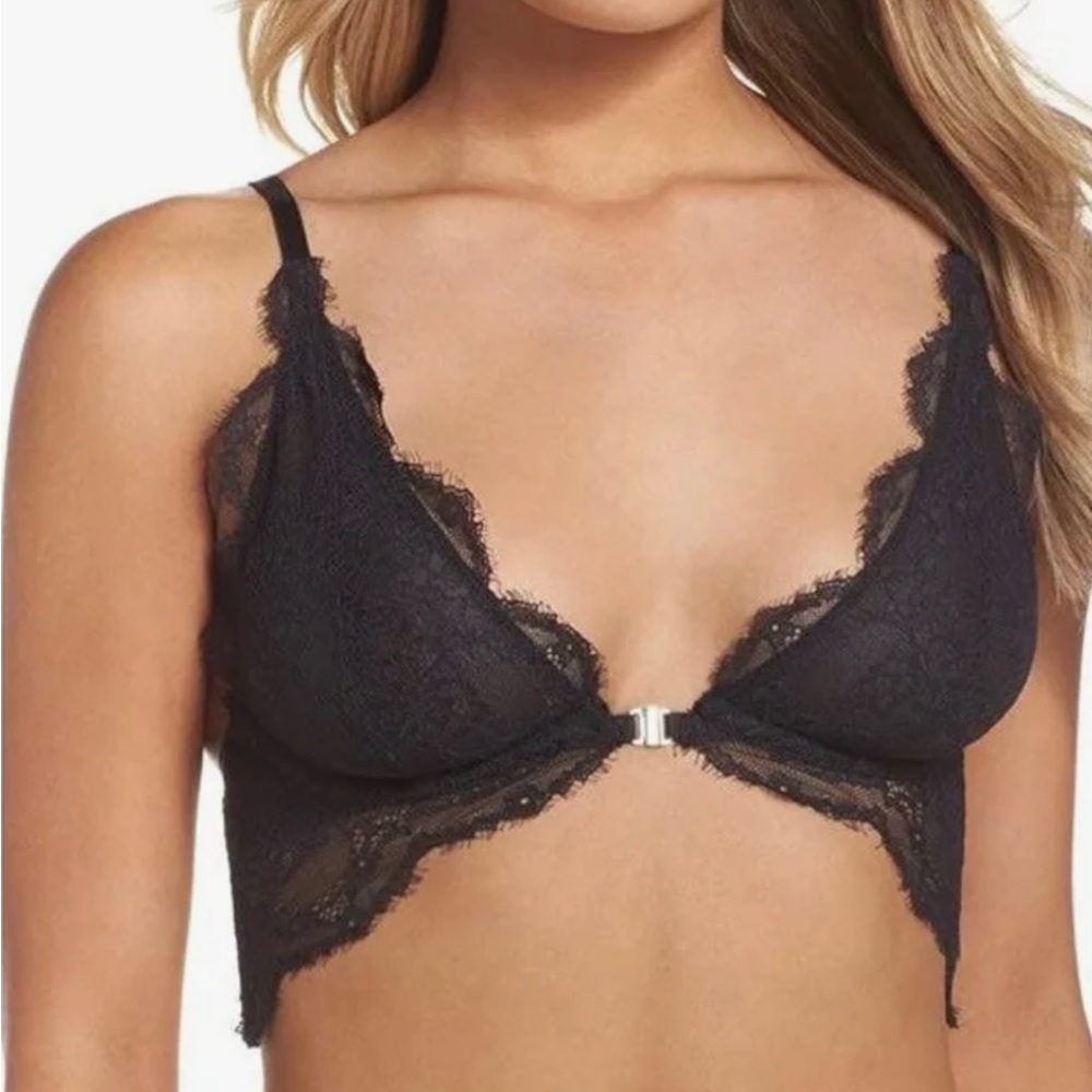 NWT | Free People | Black |You're So Great Underwire Bra | 34A